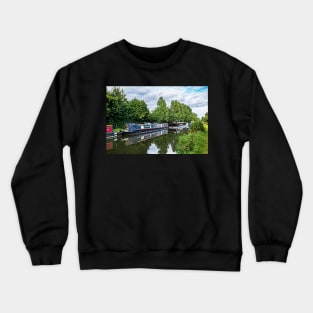 Boats on the Kennet and Avon Crewneck Sweatshirt